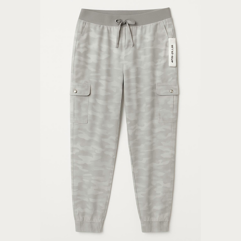 DKNY Sport cotton camo cargo jogger pants size L NWT.